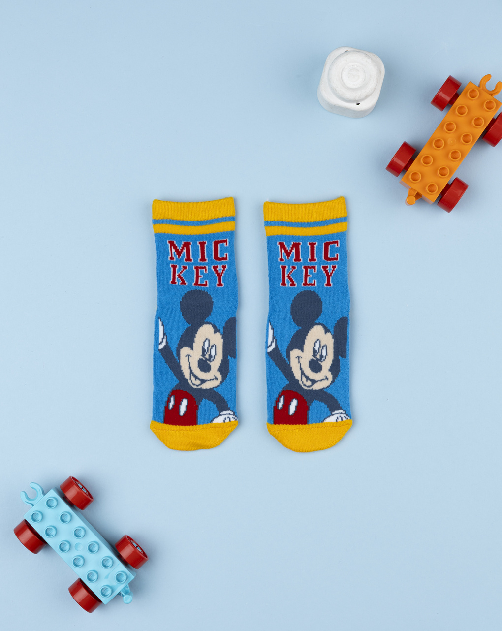 Calzini Antiscivolo Bambini Topolino – Confezione Da 10 Paia, 2-4 Anni, Con Personaggi Disney