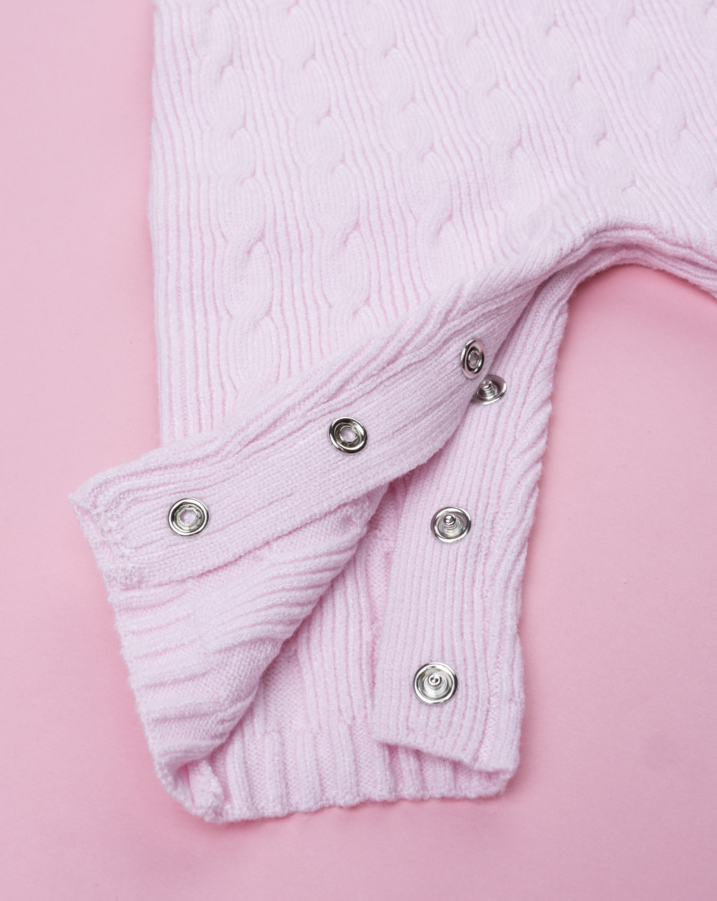 Tutina tricot rosa neonata