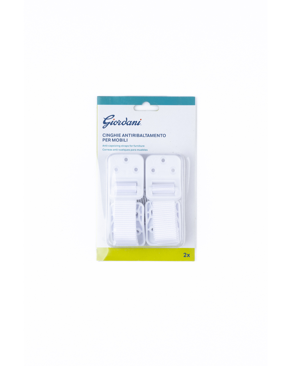 Cinghie antiribaltamento 2 pack - giordani