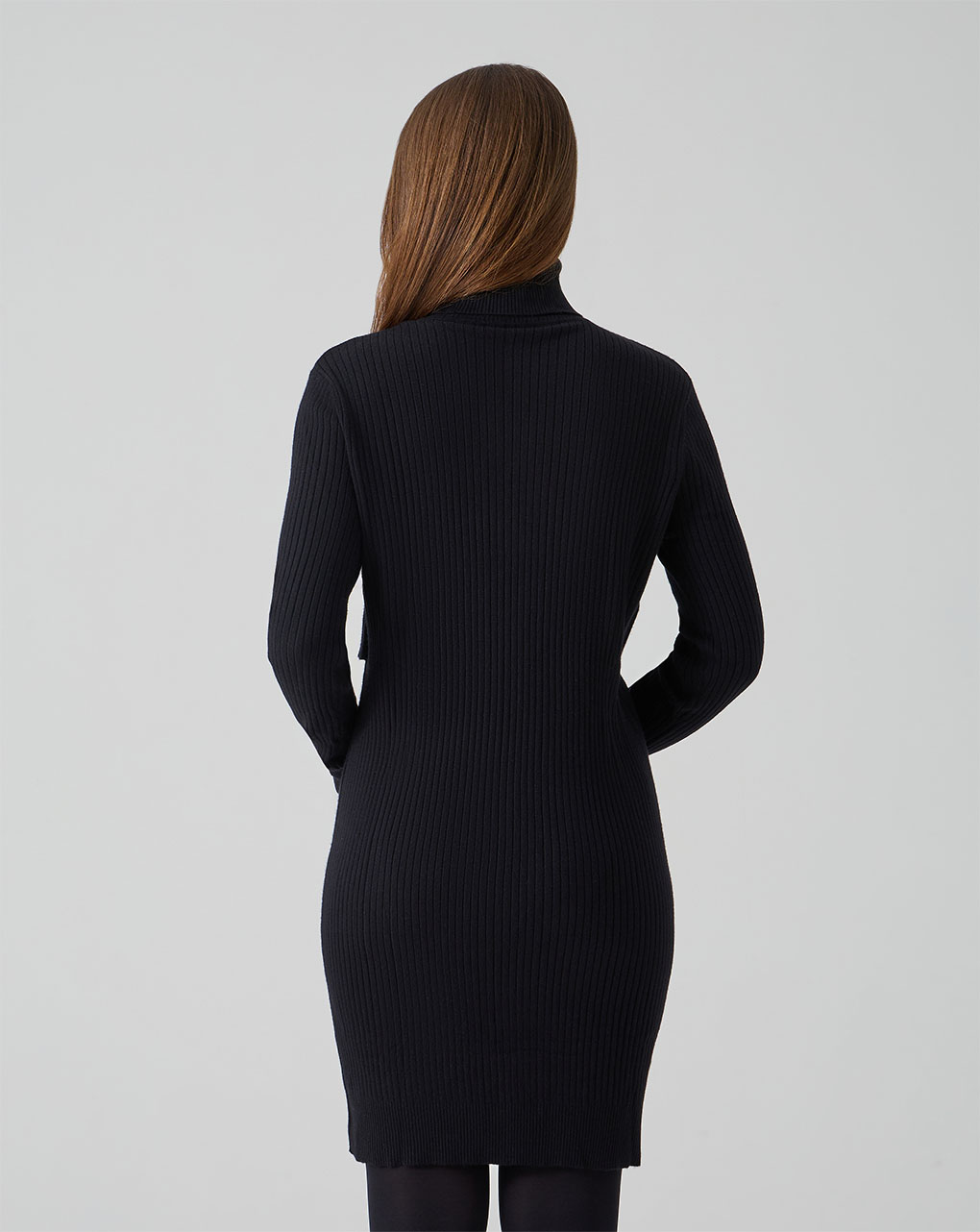 Abito premaman e allattamento tricot nero