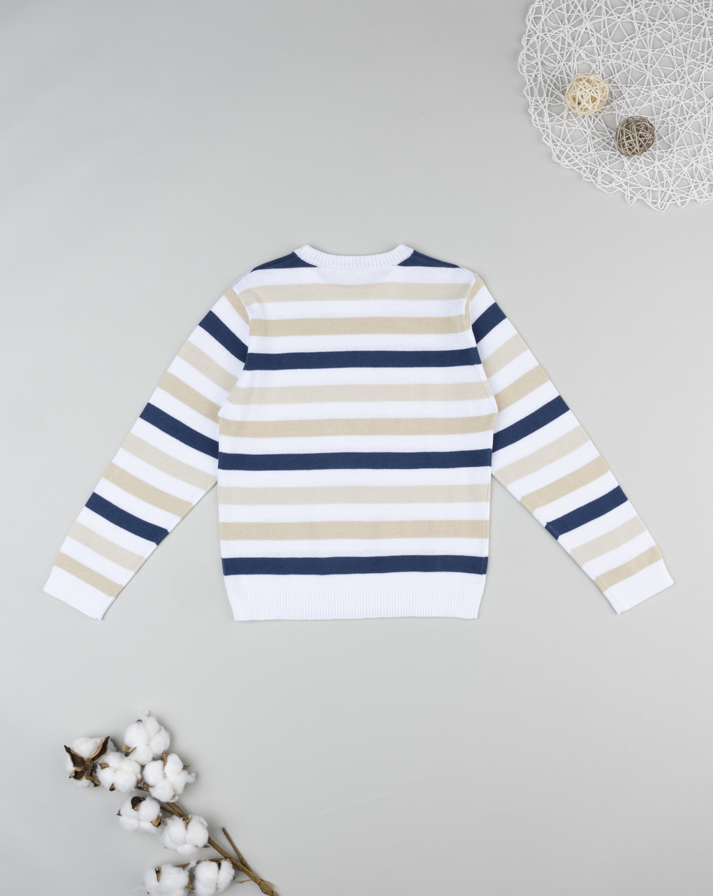 Maglia bambino rigata tricolor