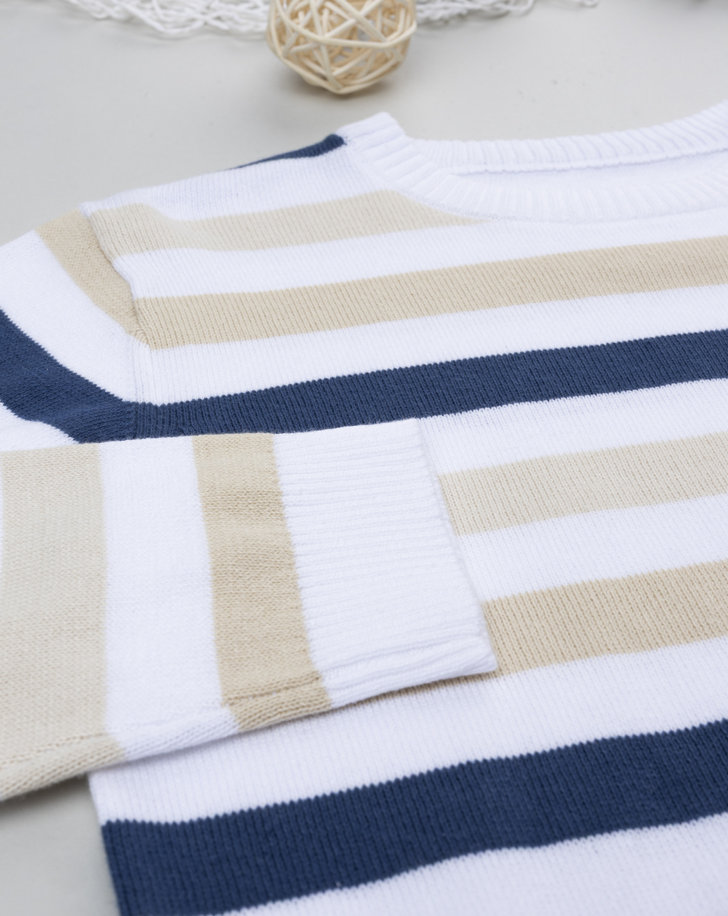 Maglia bambino rigata tricolor