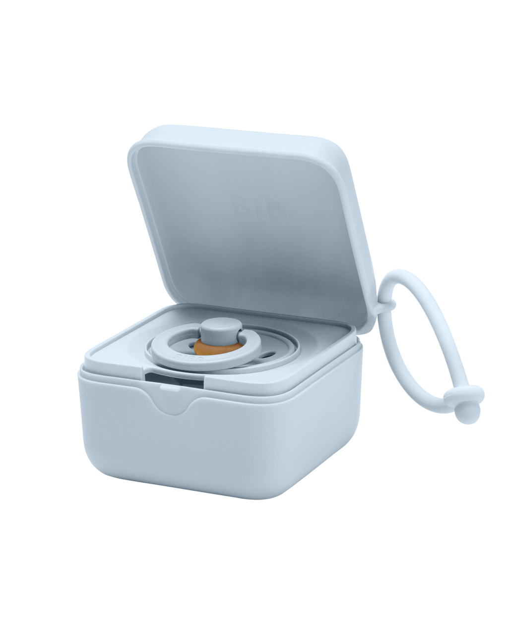 Scatola porta ciuccio bably blu- bibs