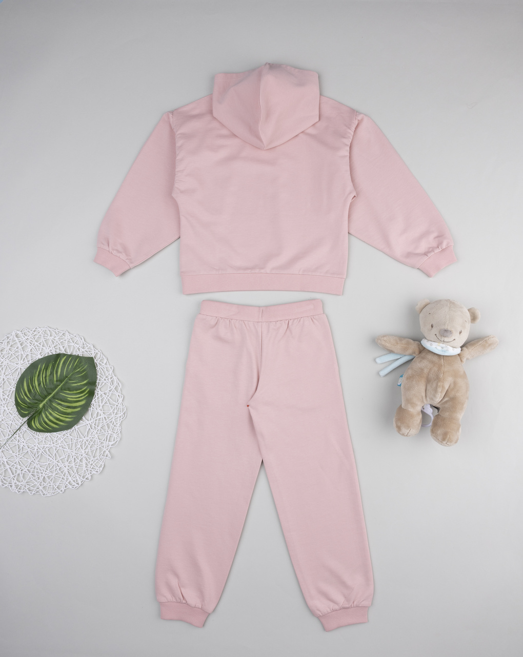 Completo jogging bimba rosa "cute girl"