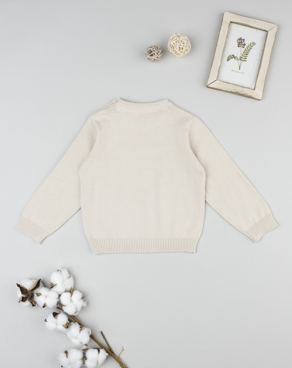 Maglia tricot bimbo beige