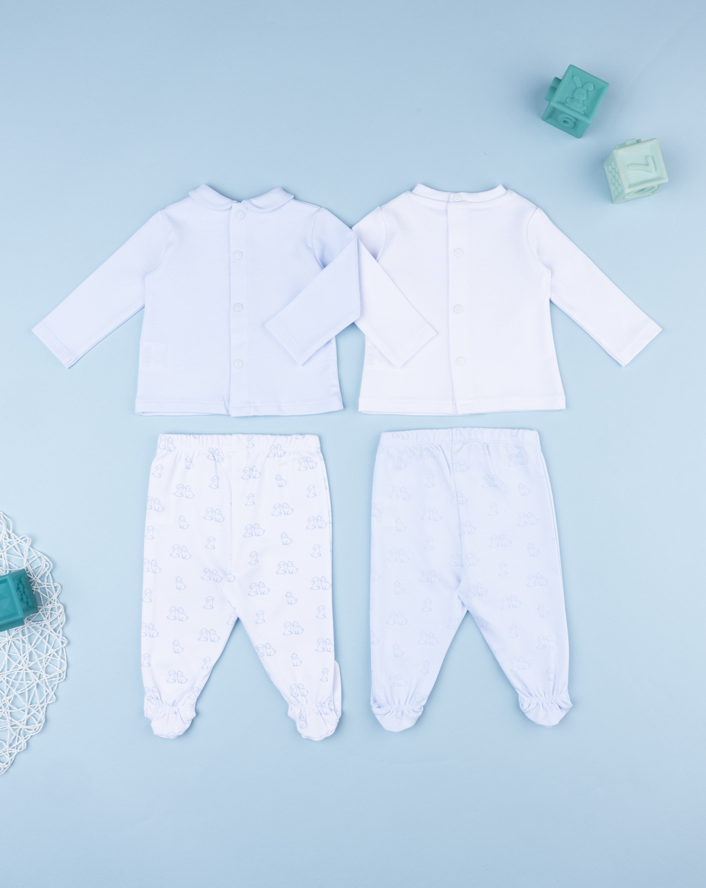 Pack 2 completi neonato cagnolini