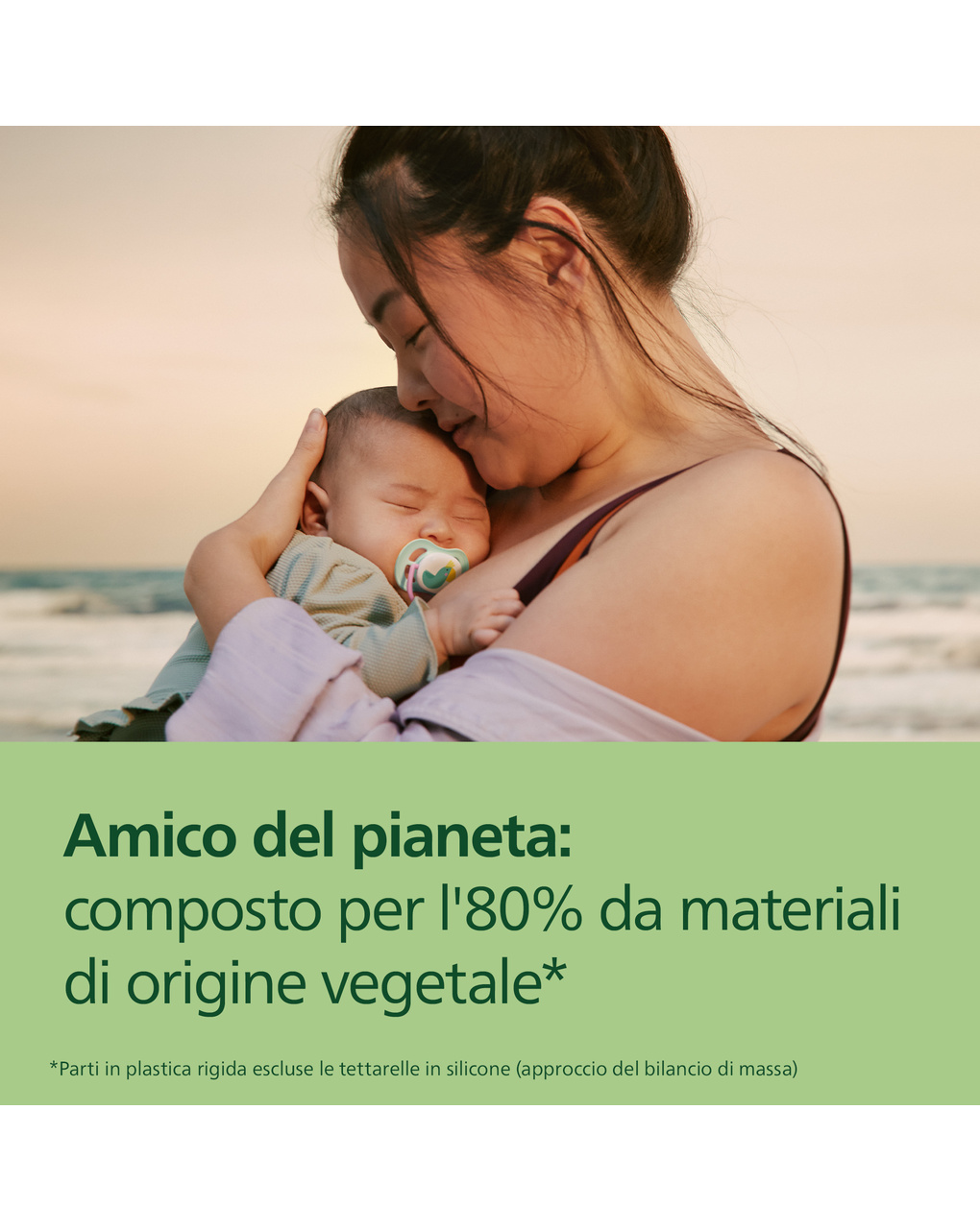 Succhietti ultra air collection 0-6m uccellino e fragola, a base vegetale - set da 2 ciucci - philips avent