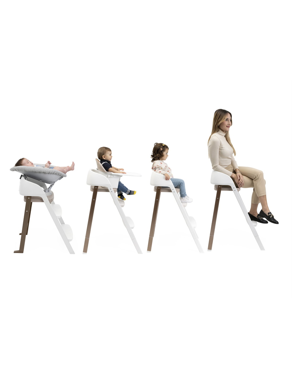 Sedia evolutiva crescendo up pearl copper re_lux- chicco