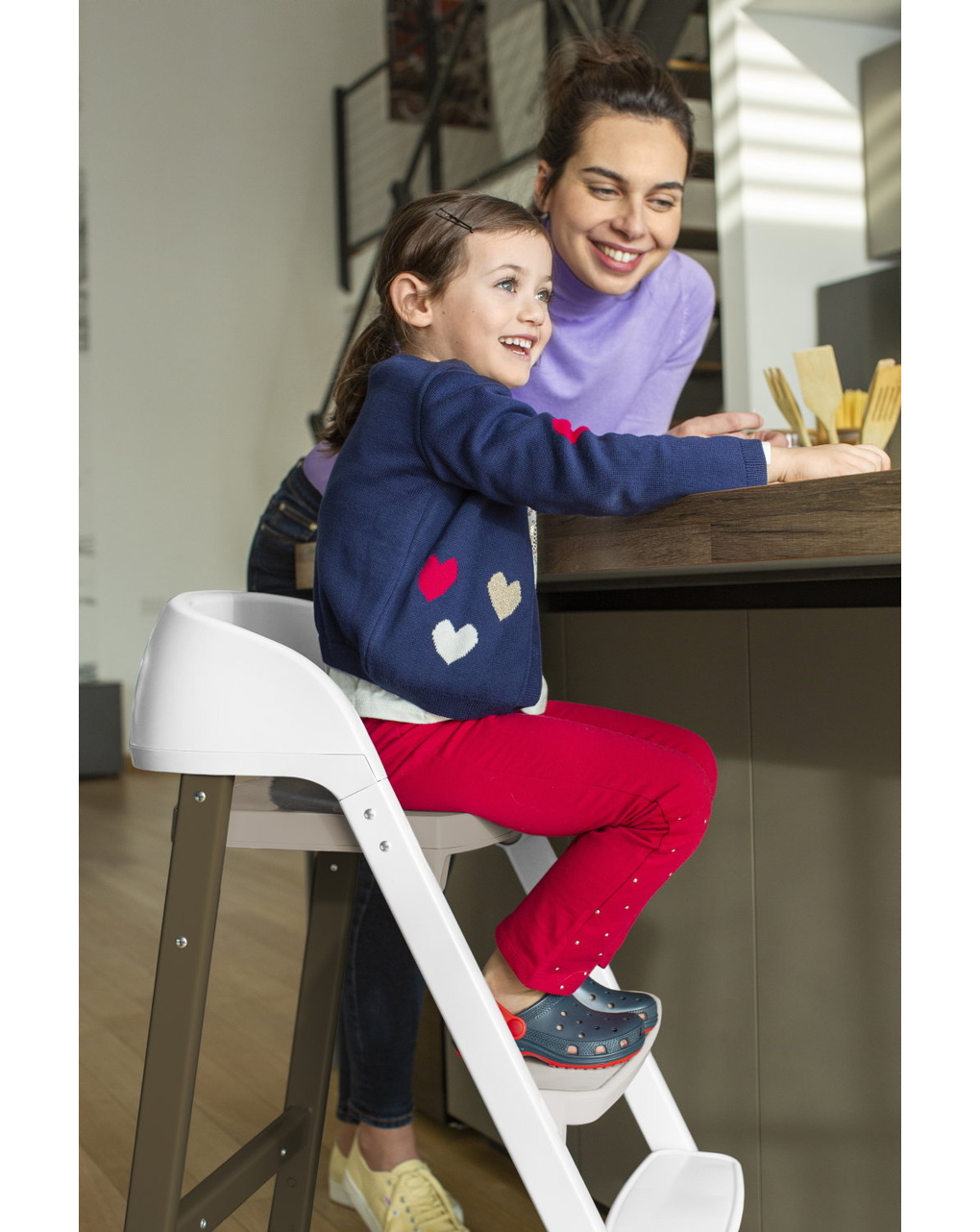 Sedia evolutiva crescendo up pearl copper re_lux- chicco