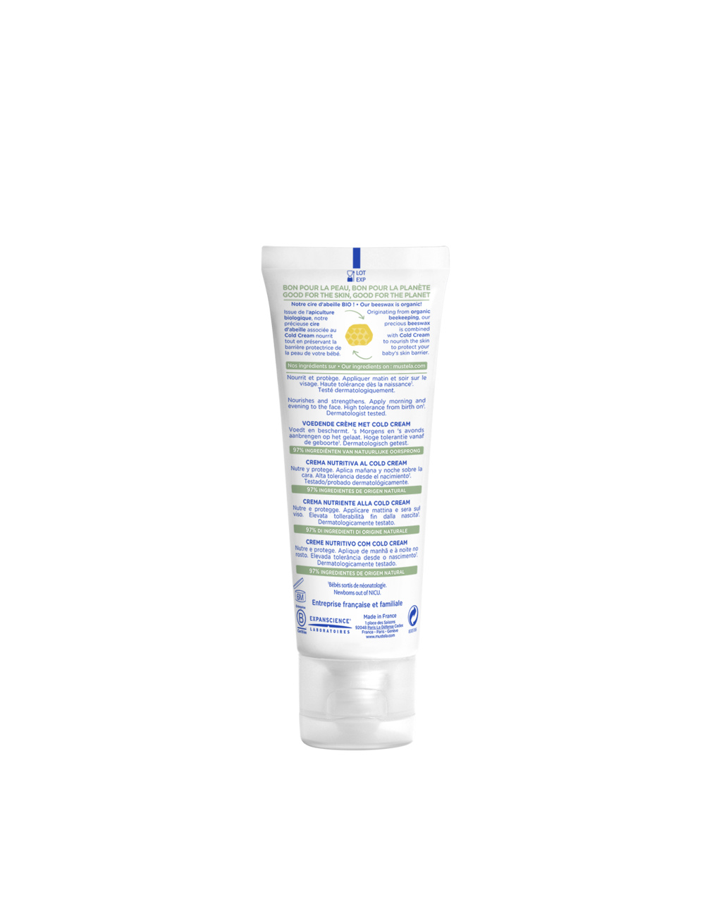 Crema viso nutriente alla cold cream - mustela