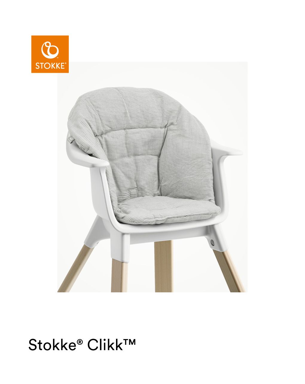 Cuscino clikk™ cushion nordic grey - stokke®