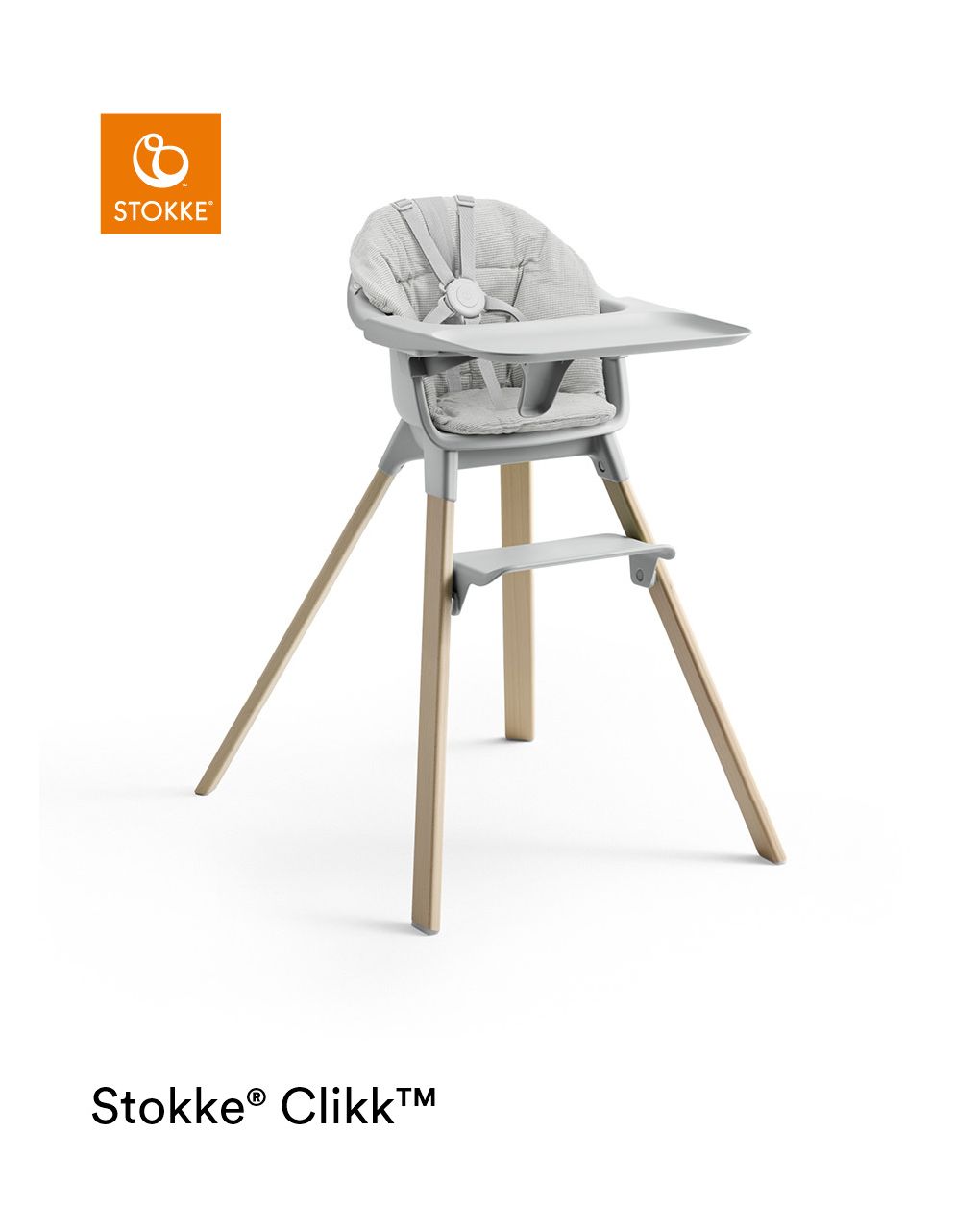 Cuscino clikk™ cushion nordic grey - stokke®