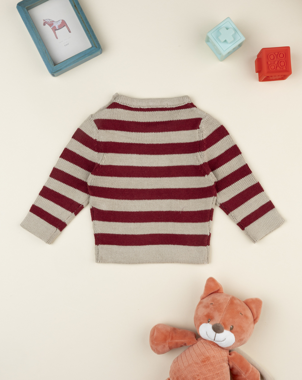 Maglia tricot bimbo rigata