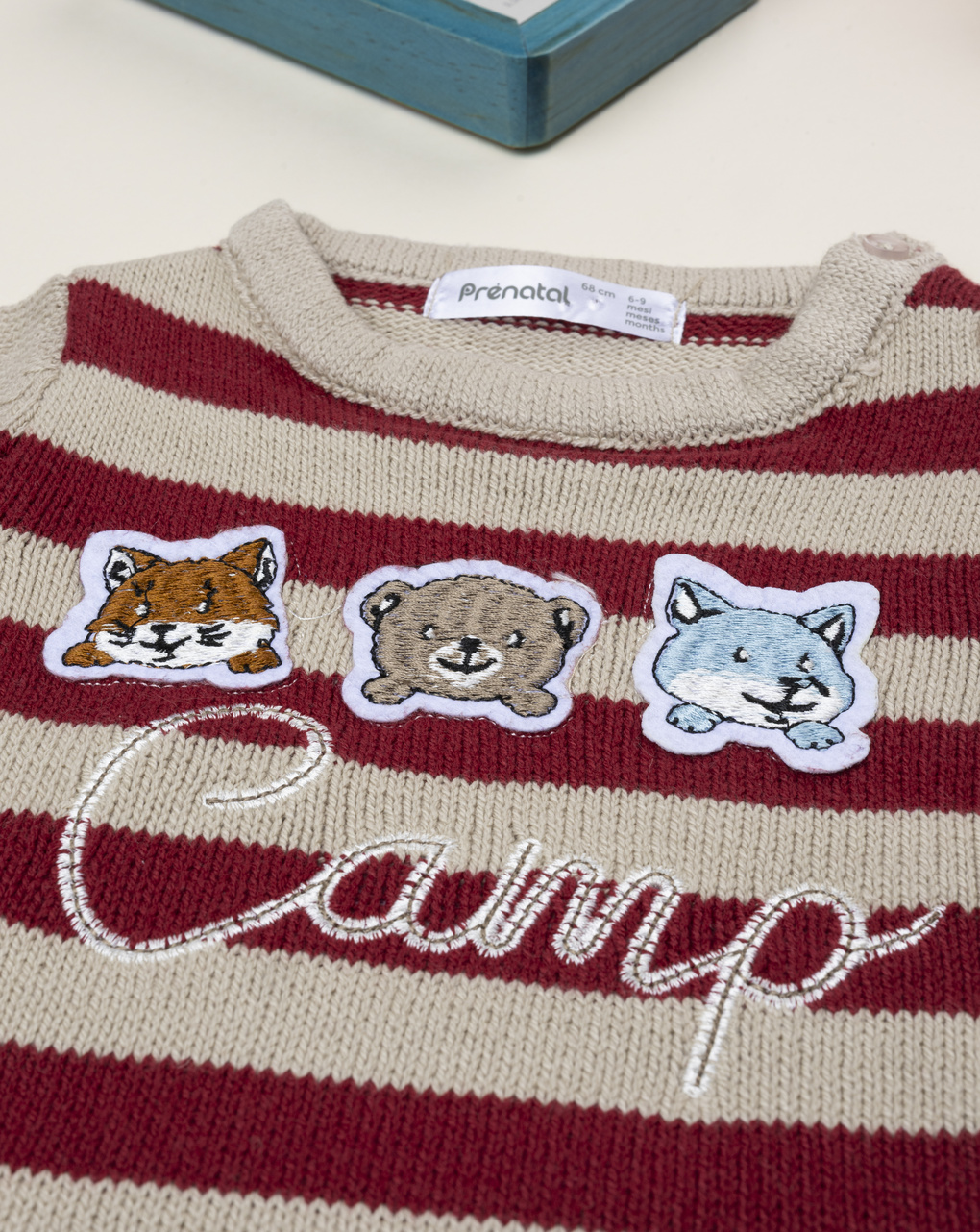 Maglia tricot bimbo rigata