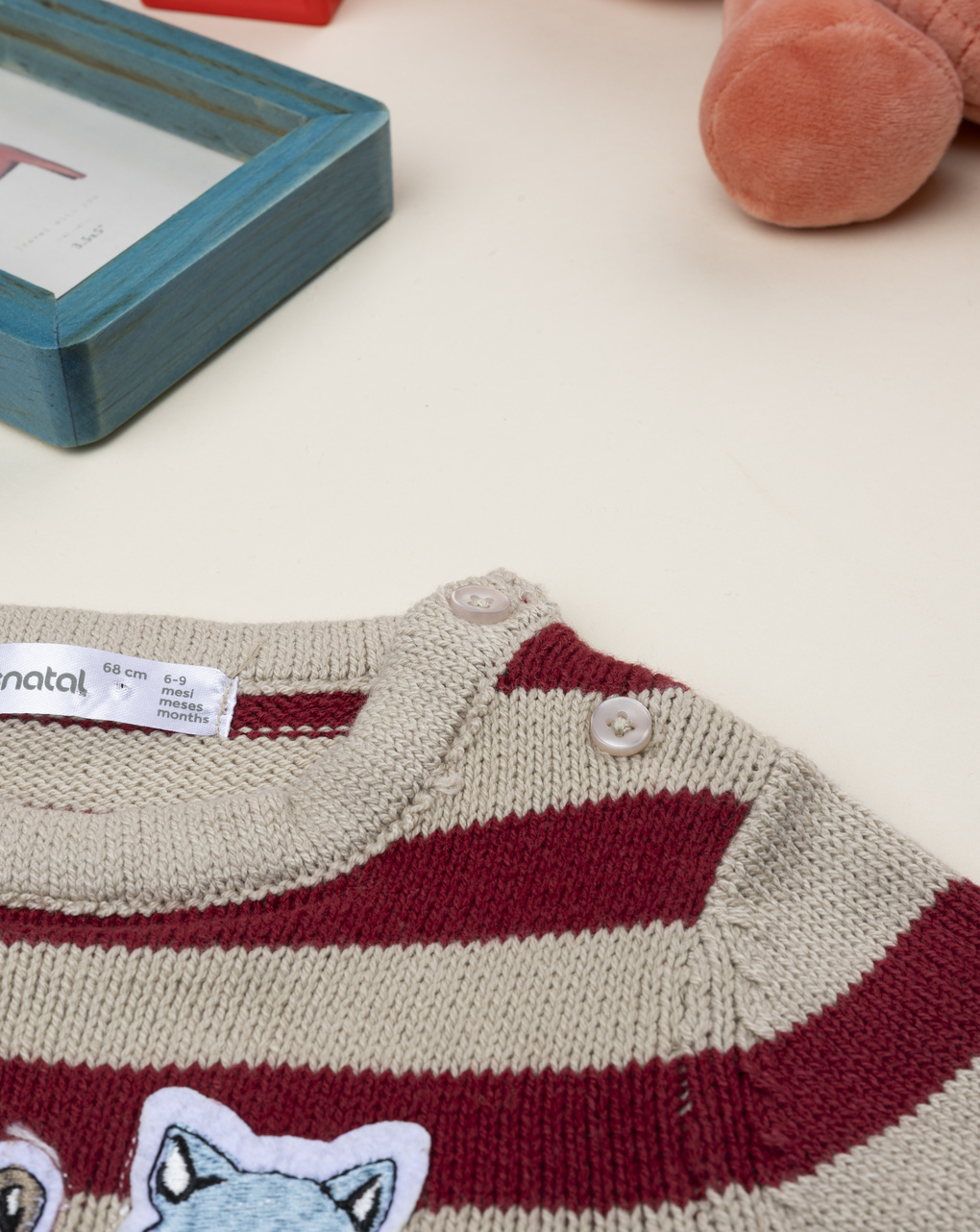 Maglia tricot bimbo rigata