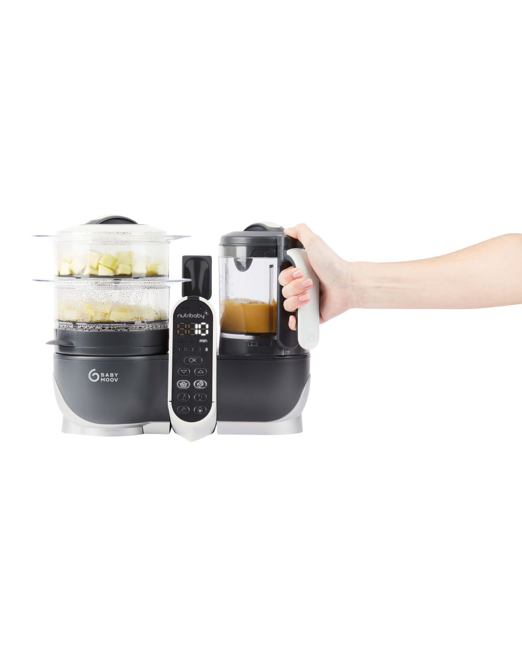 Cuocipappa nutribaby (+) grigio - babymoov