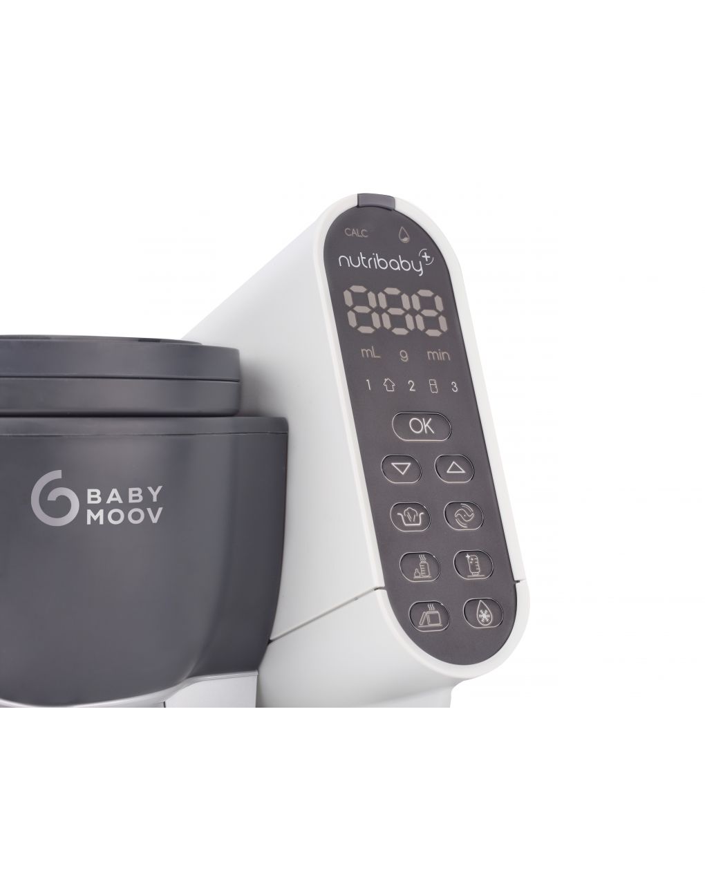 Cuocipappa nutribaby (+) grigio - babymoov