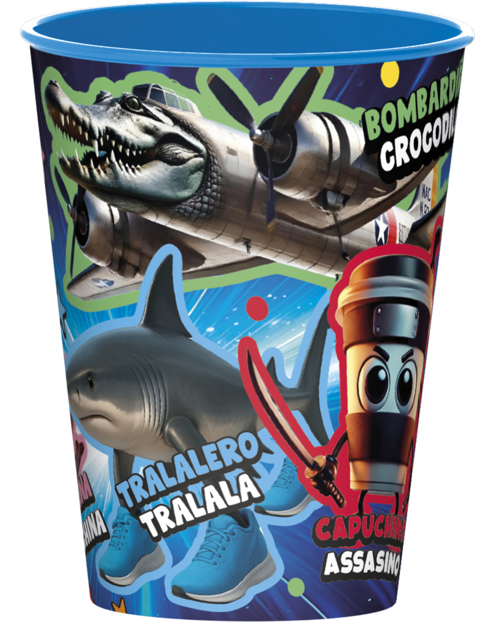 Bicchiere 260 ml - brainrot