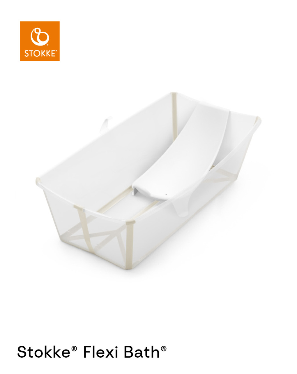 Vaschetta pieghevole flexi bath® x-large sandy beige - stokke®