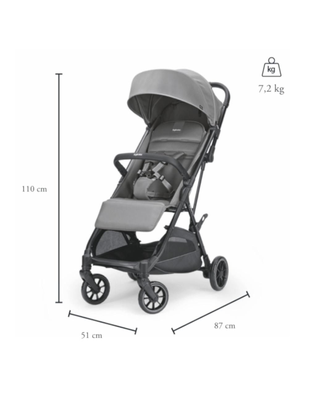 Passeggino now colore sprint green - inglesina