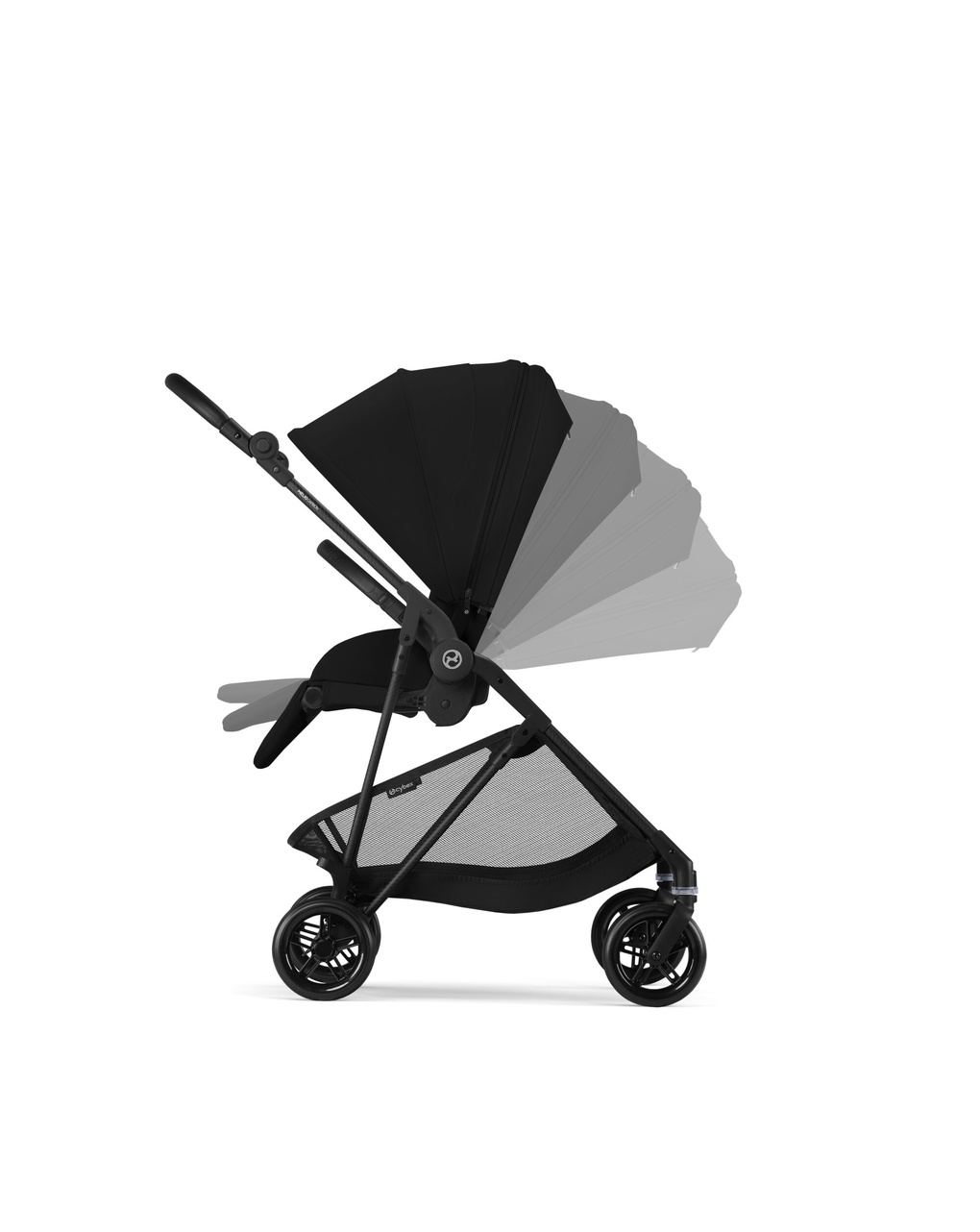 Passeggino melio carbon b/magic black - cybex