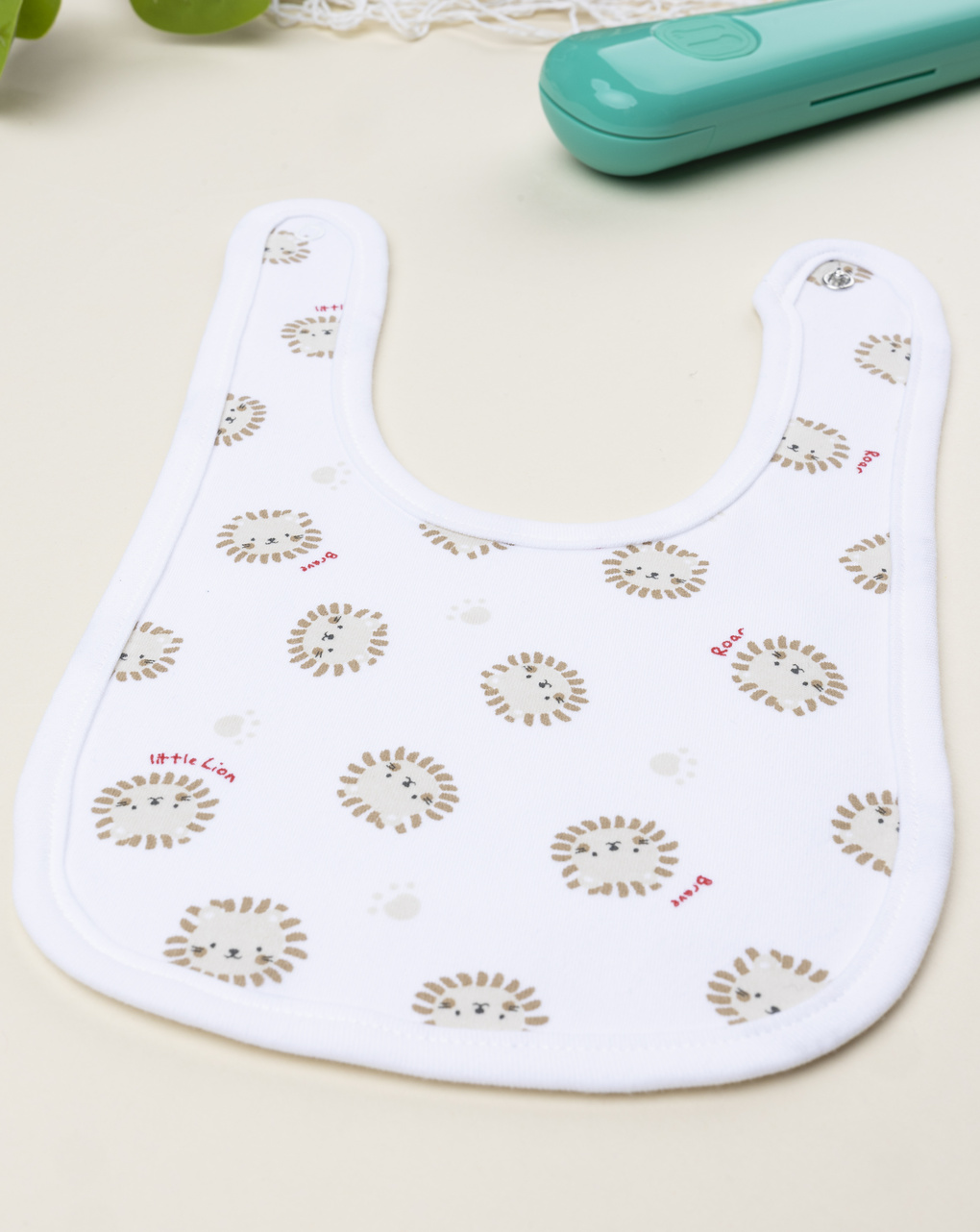 Bavaglino bimbo leone