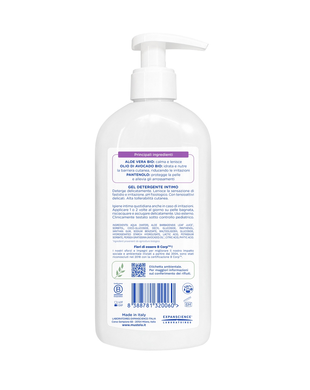 Gel detergente intimo 300ml - mustela
