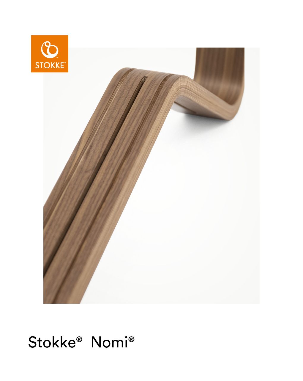 Sedia nomi® walnut white - stokke®