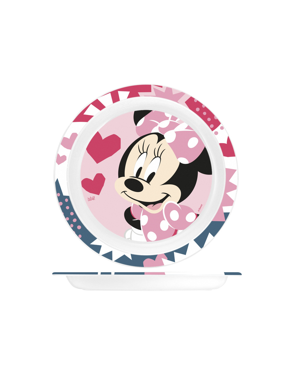 Piatto piano minnie icon 22 cm - lulabi