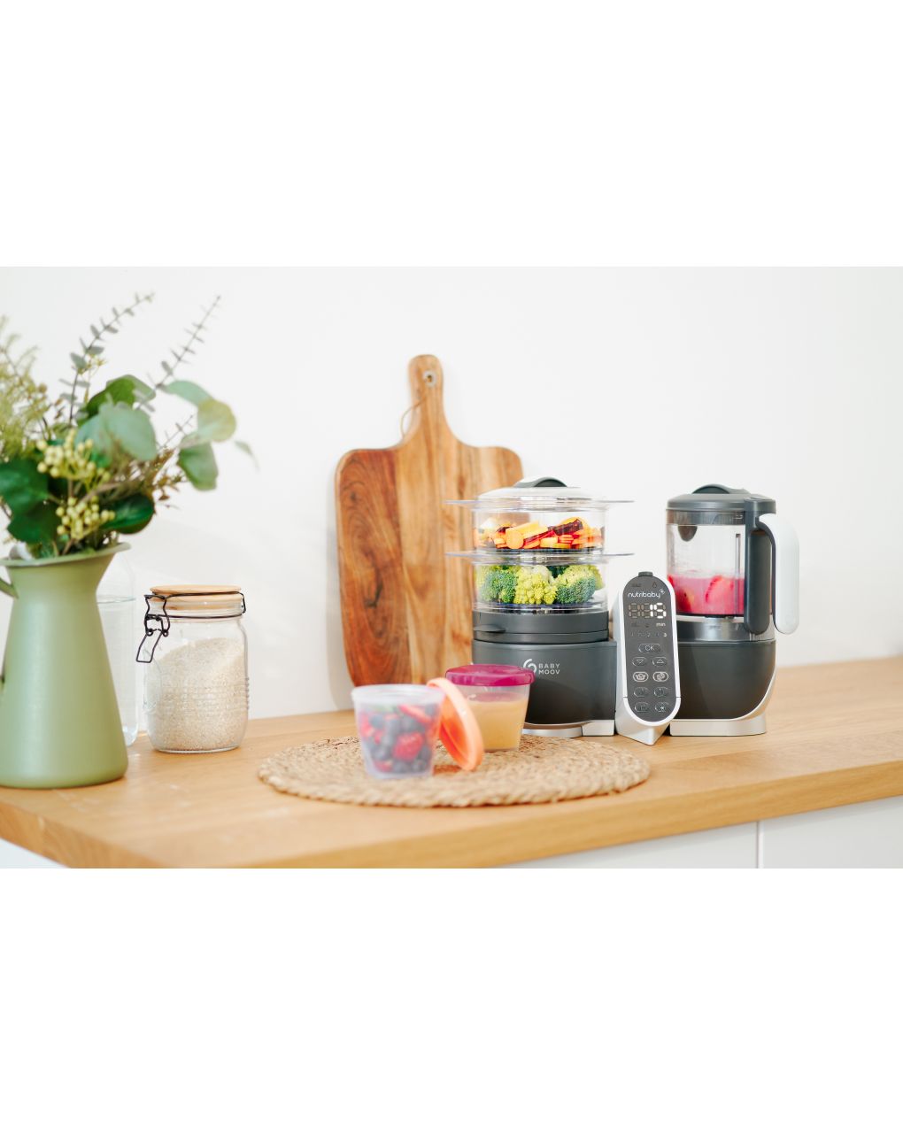 Cuocipappa nutribaby (+) grigio - babymoov