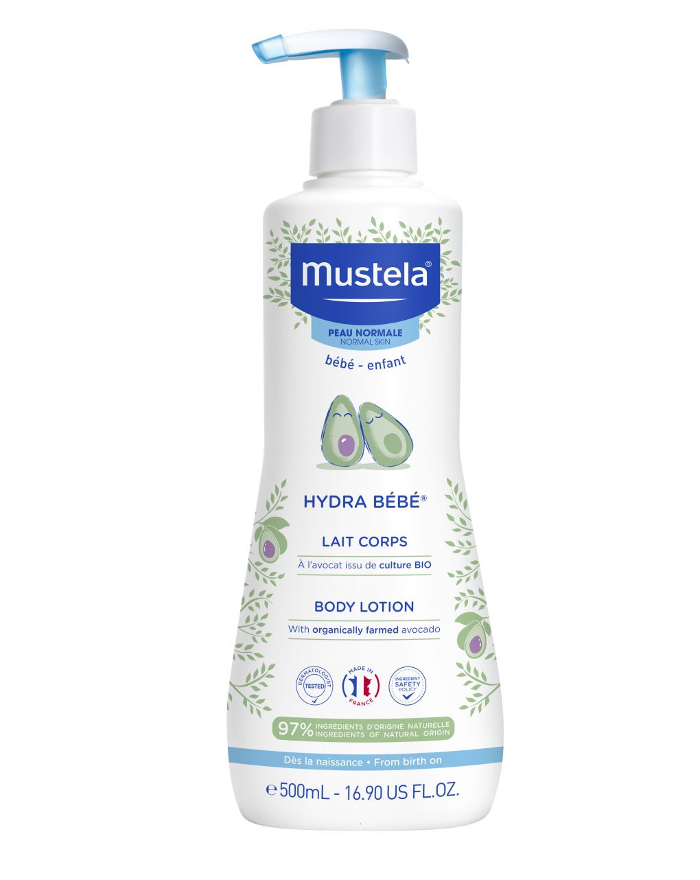 Latte corpo hydra bb corpo 500ml - mustela