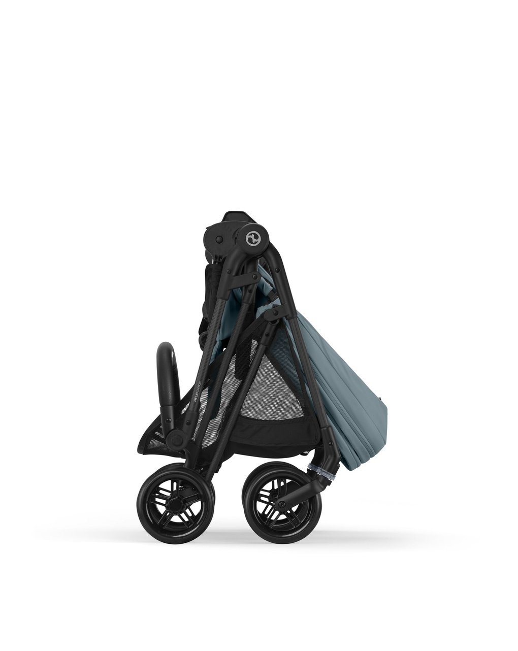Passeggino melio carbon b/stormy blue-light blue - cybex