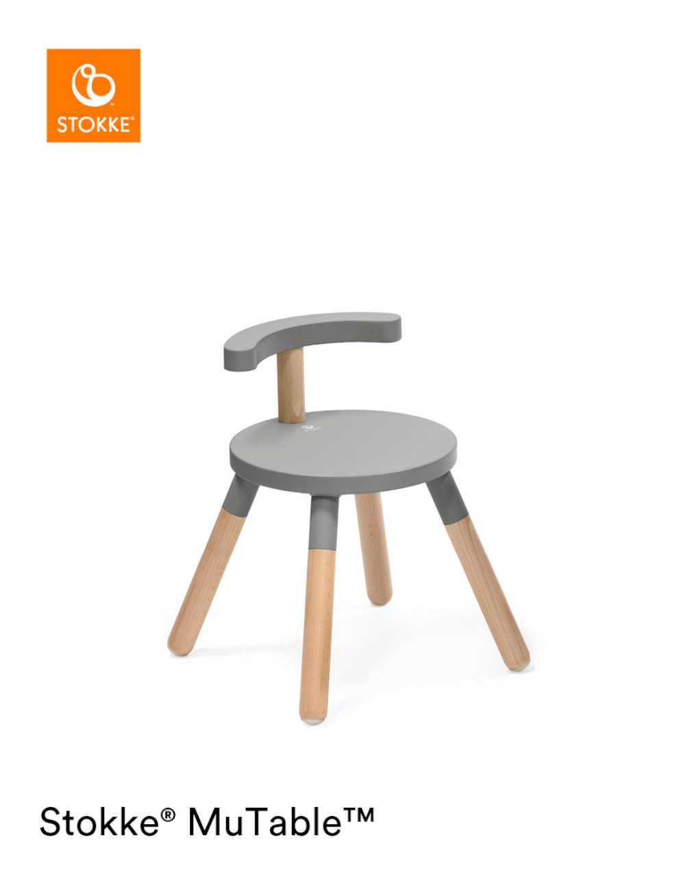 Sedia mutable™ v2 storm grey - stokke®