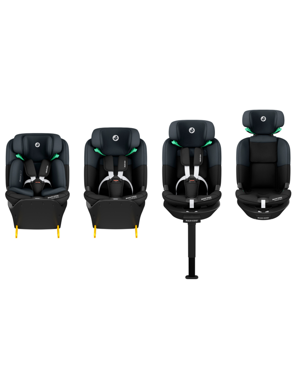 Seggiolino auto emerald 360 s i-size (40-150 cm) tonal black - maxi cosi
