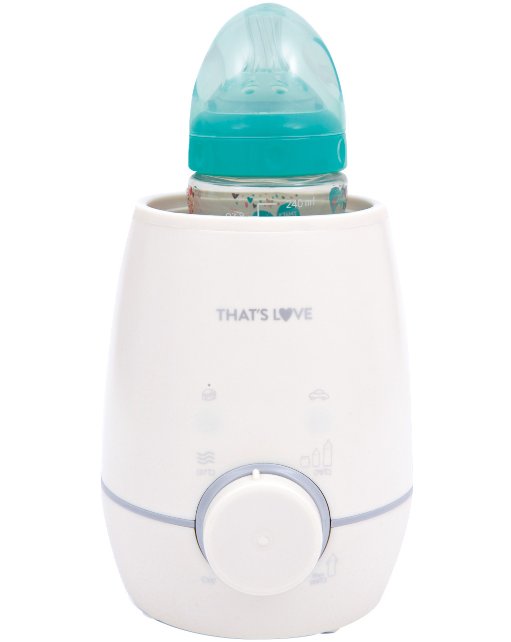 Scaldabiberon casa-auto bianco - that's love