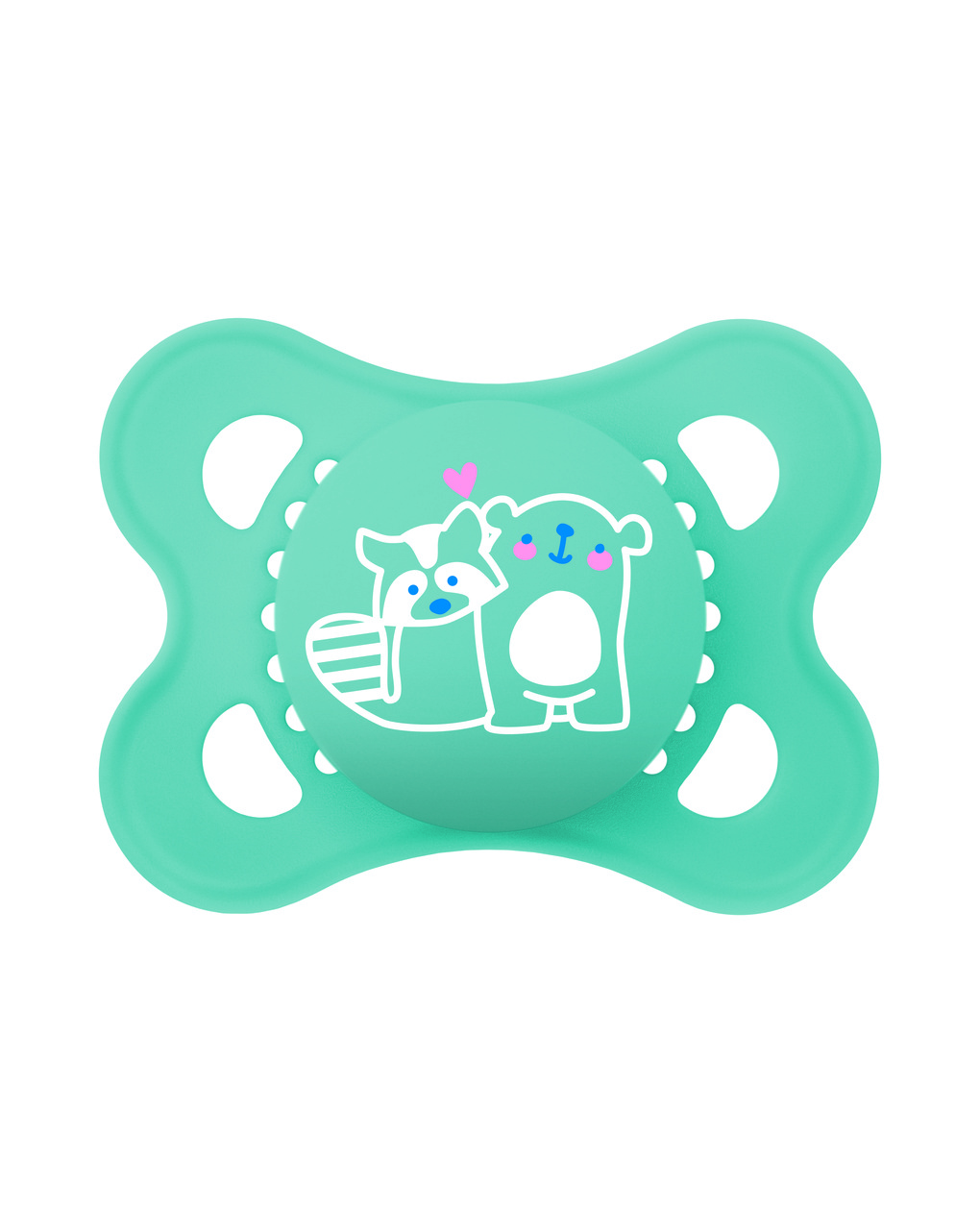 Succhietti original 2-6m silicone bio-circolare conf. doppia azzurro/beige - mam