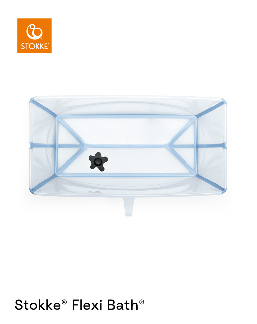 Vaschetta pieghevole flexi bath® x-large ocean blue - stokke®