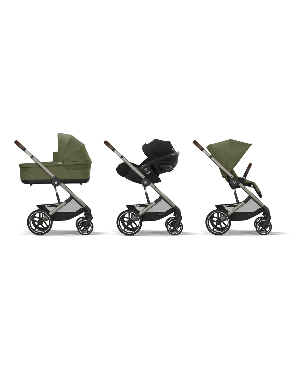 Passeggino balios s lux tpe moss green khaki - cybex