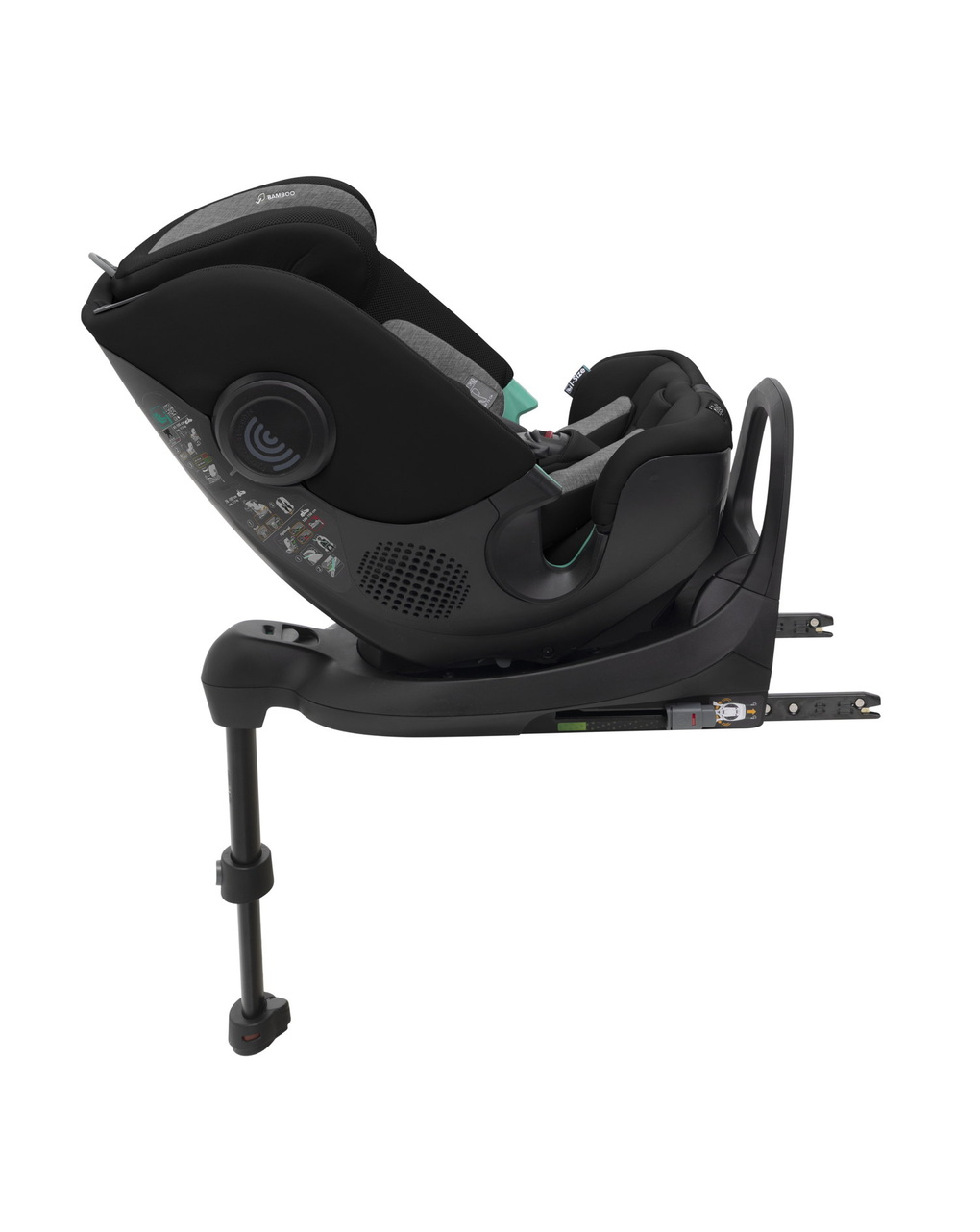 Seggiolino fulseat 360 black satin 61-150cm - chicco