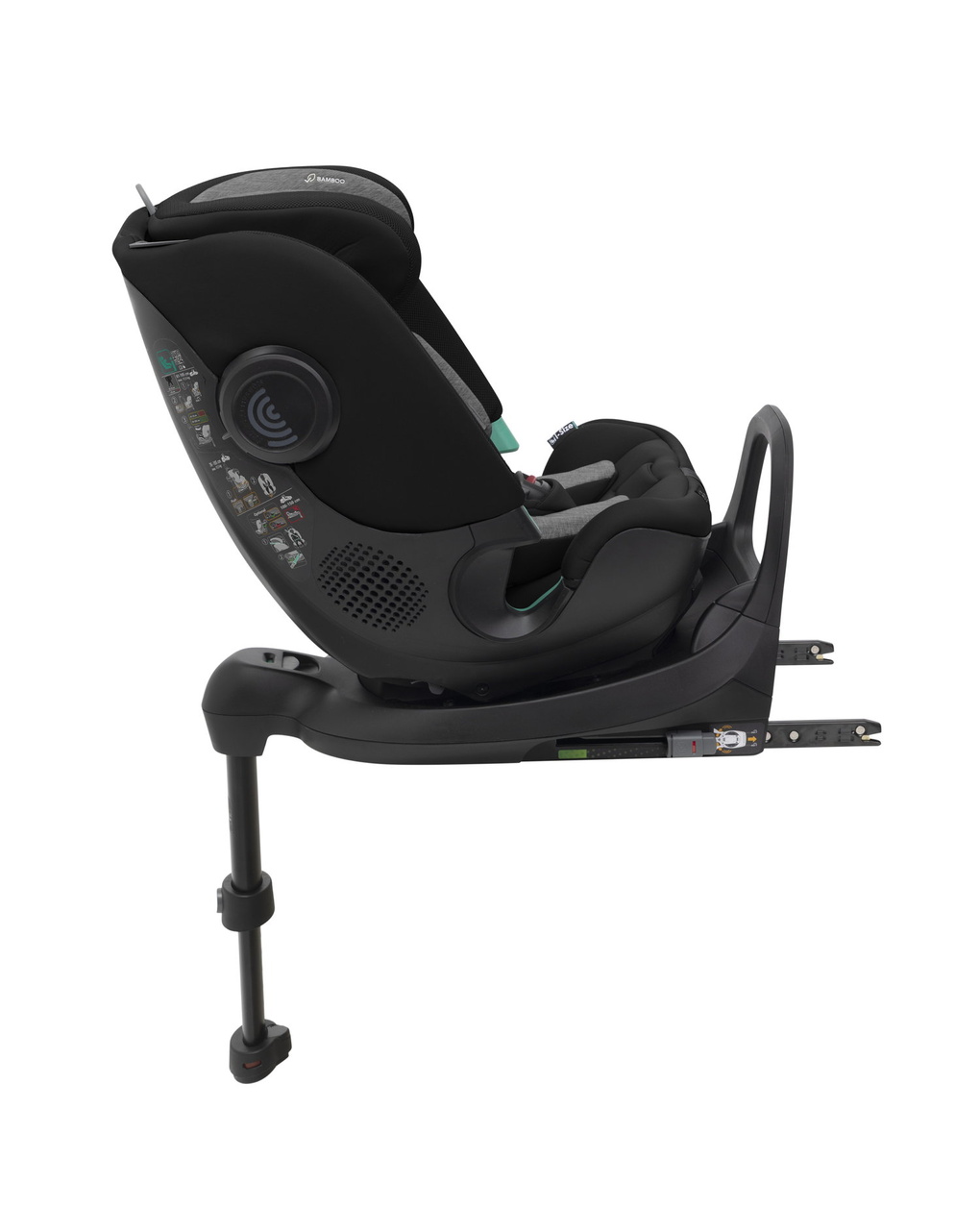 Seggiolino fulseat 360 black satin 61-150cm - chicco
