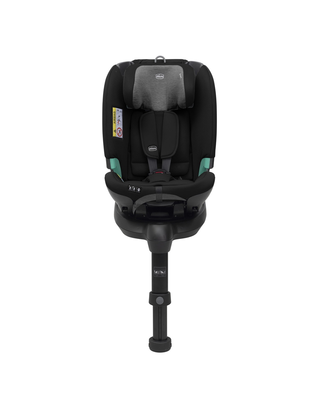 Seggiolino fulseat 360 black satin 61-150cm - chicco