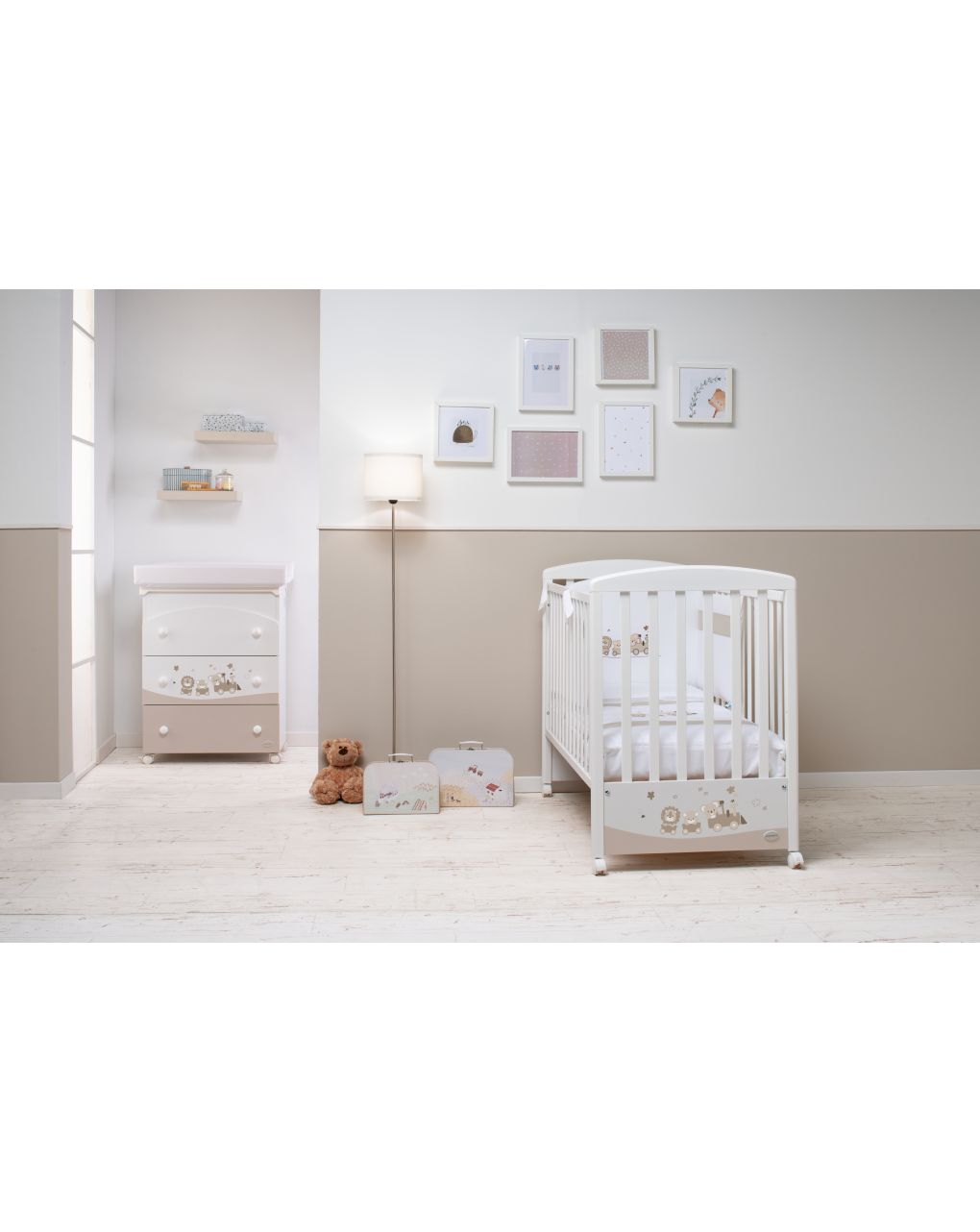 Set lettino+bagnetto+piumone happytour - foppapedretti