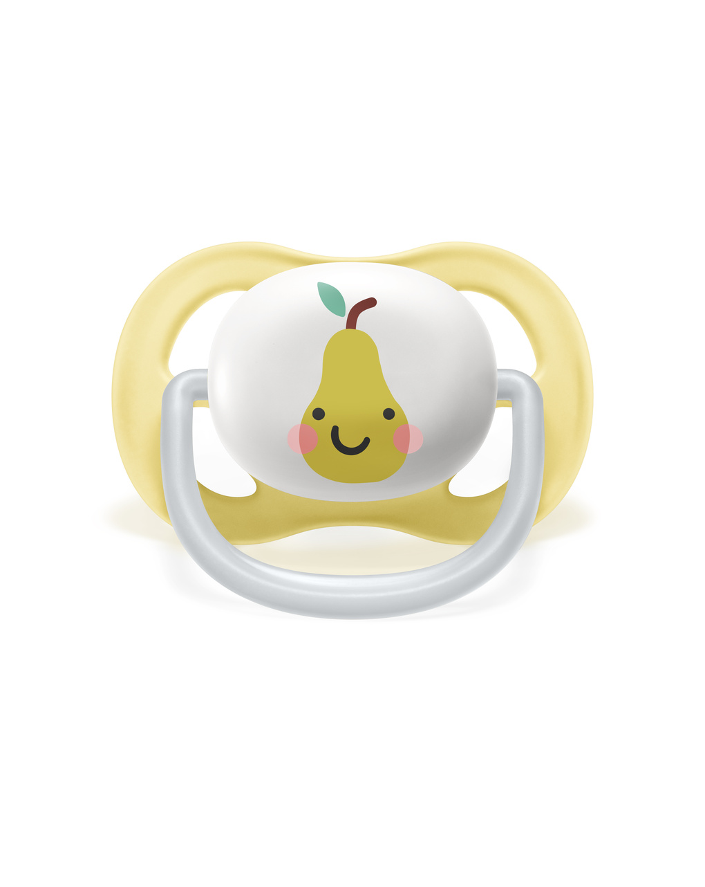 2 ciucci ultra air collection 0-6 mesi decorazione mela/pera - philips avent
