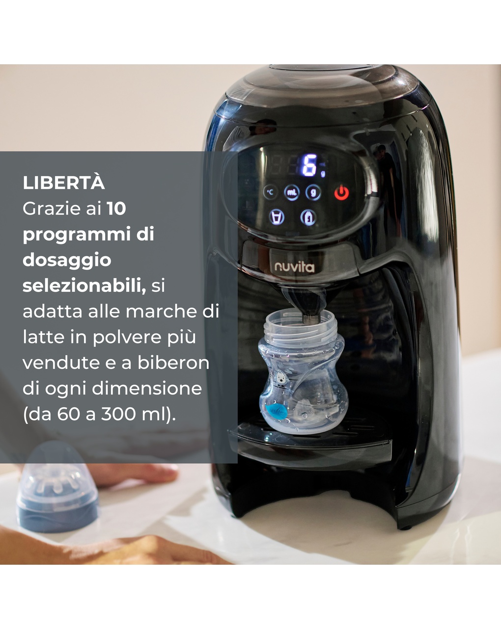 Preparatore istantaneo di biberon lattespresso -  1180 - nuvita