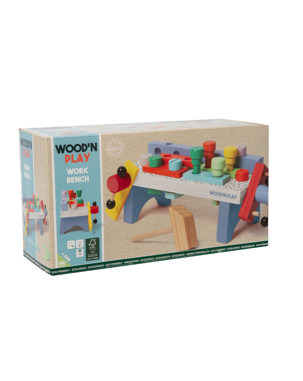 Mini banchetto lavoro - 3+ - wood n play
