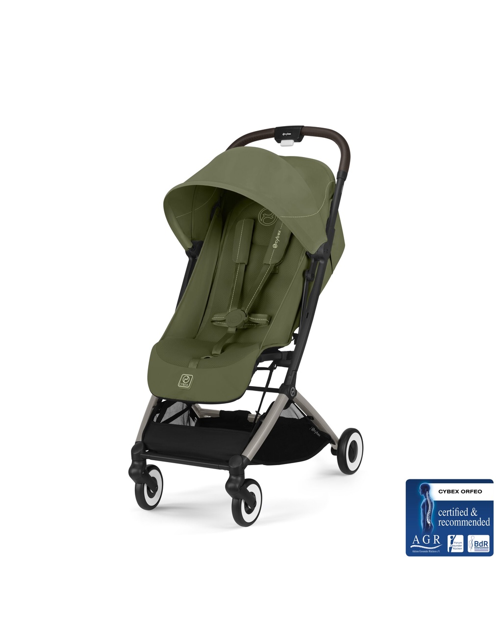 Passeggino orfeo tpe moss green khaki - cybex