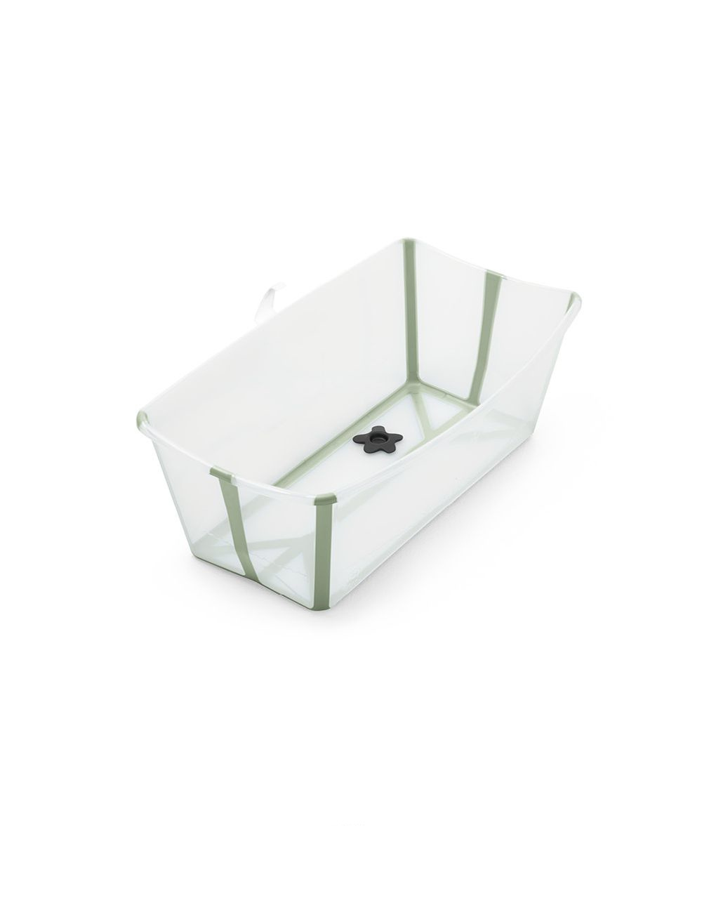 Vaschetta pieghevole flexi bath® trasparent green - stokke®