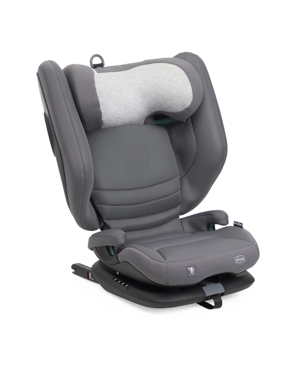 Seggiolino fold&go s i-size glam grey 100-150cm - chicco