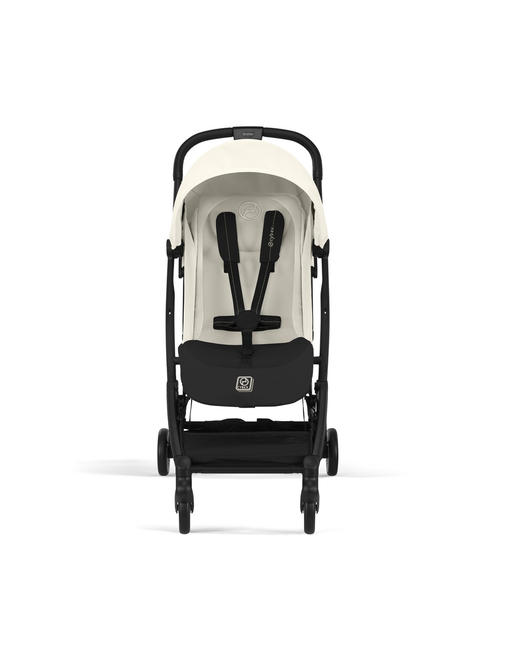 Passeggino orfeo blk canvas white light beige - cybex