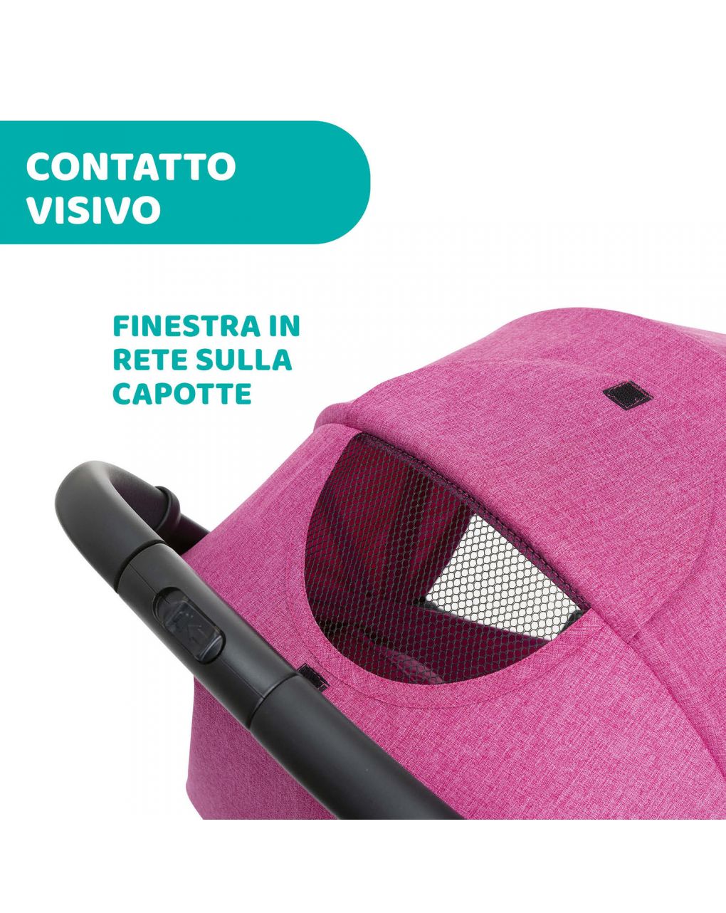 Passeggino trolley me aurora pink - chicco